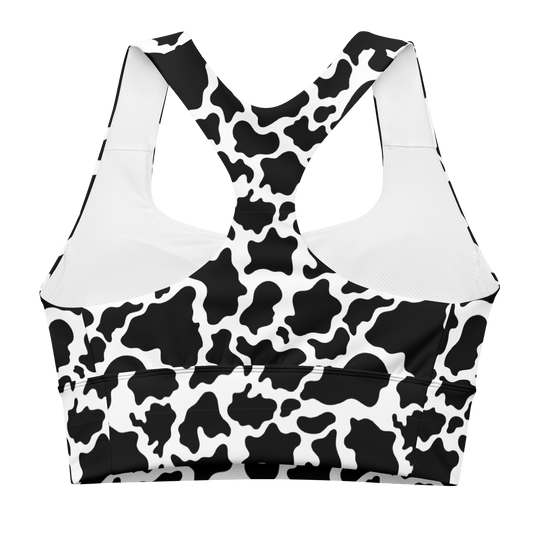 Roan Jersey Cow - Compression Sports Bra - Sports Bra - GYMLEGGS LLC