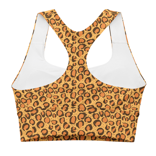 African Desert Cheetah - Compression Sports Bra - Sports Bra - GYMLEGGS LLC