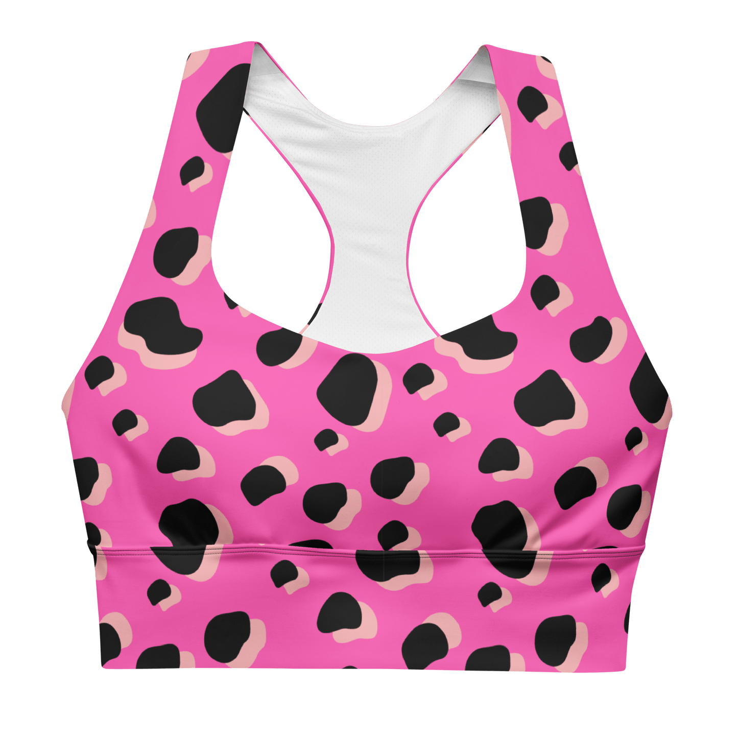 Pink Cow - Compression Sports Bra - Sports Bra - GYMLEGGS LLC