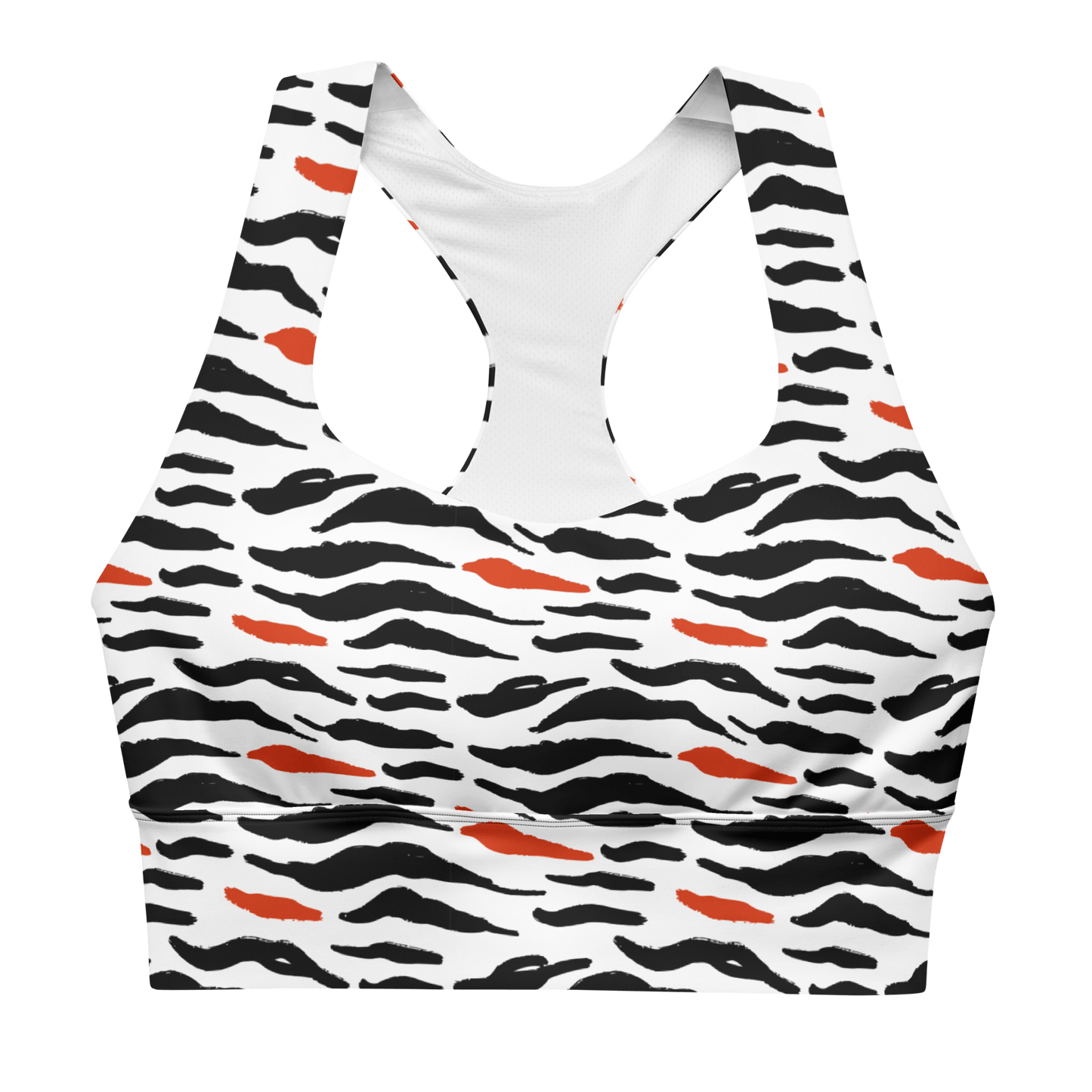 Snow Tiger - Compression Sports Bra - Sports Bra - GYMLEGGS LLC