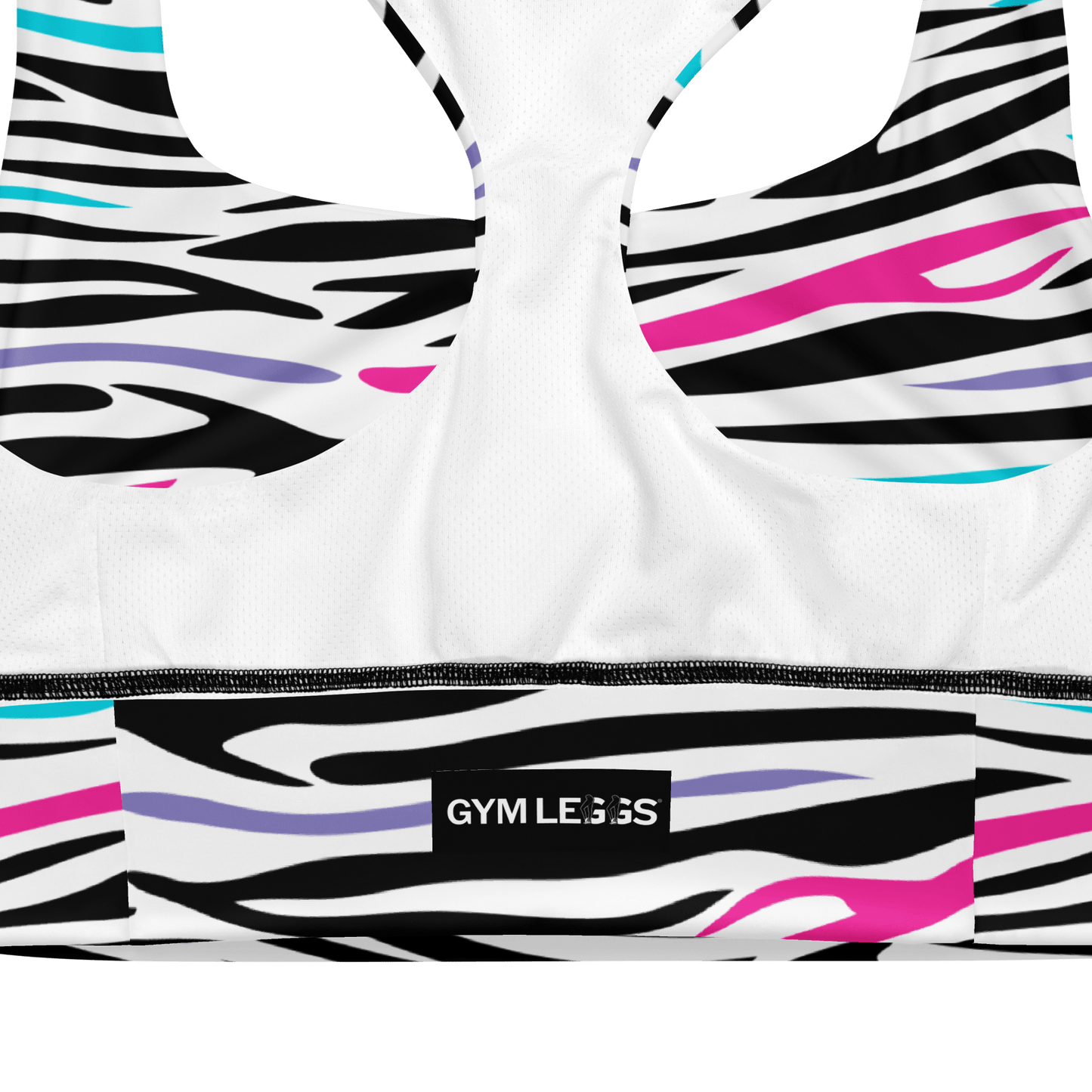 Avatar Zebra - Compression Sports Bra - Sports Bra - GYMLEGGS LLC