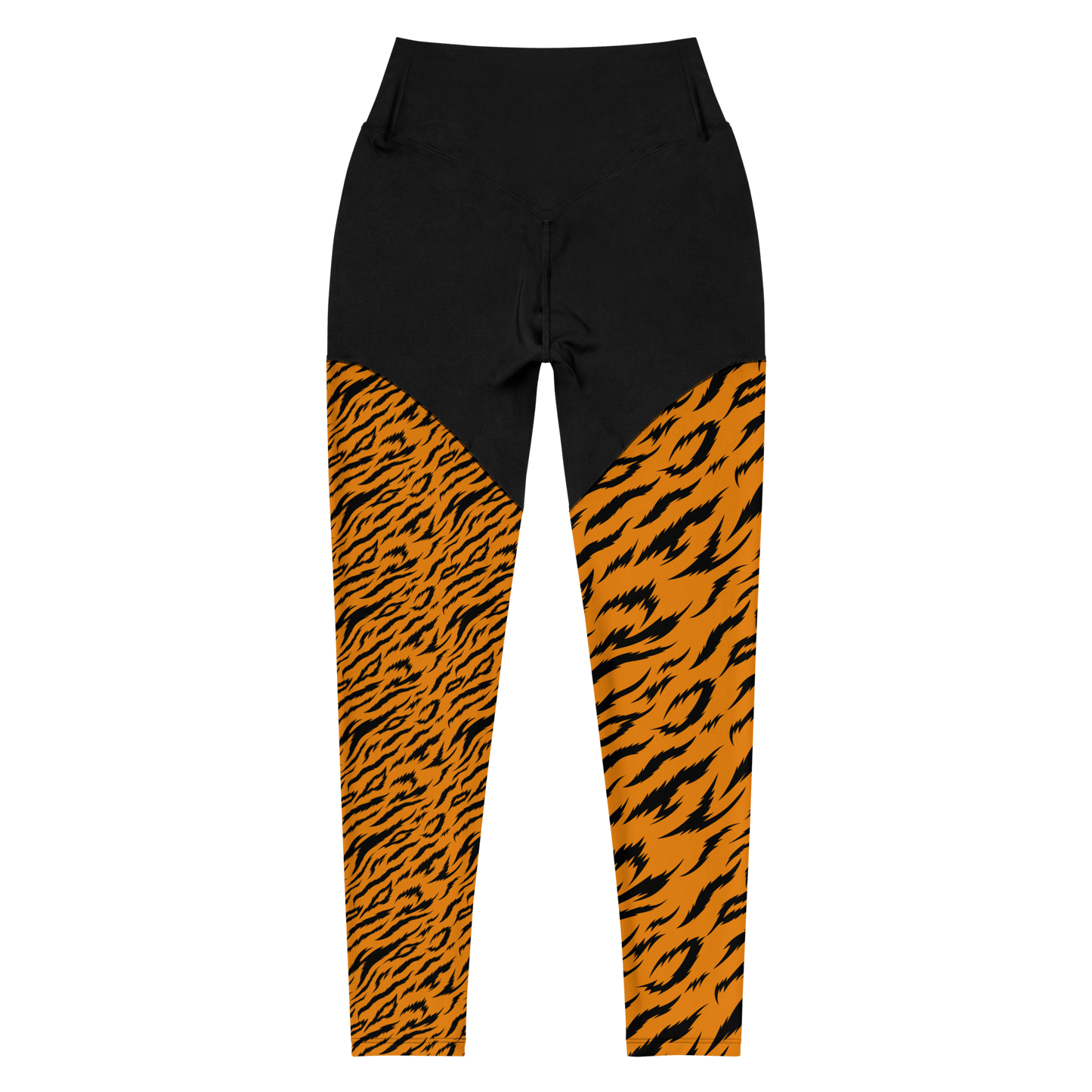 Indian Tiger - Compression Sports Leggings - Sports Leggings - GYMLEGGS LLC