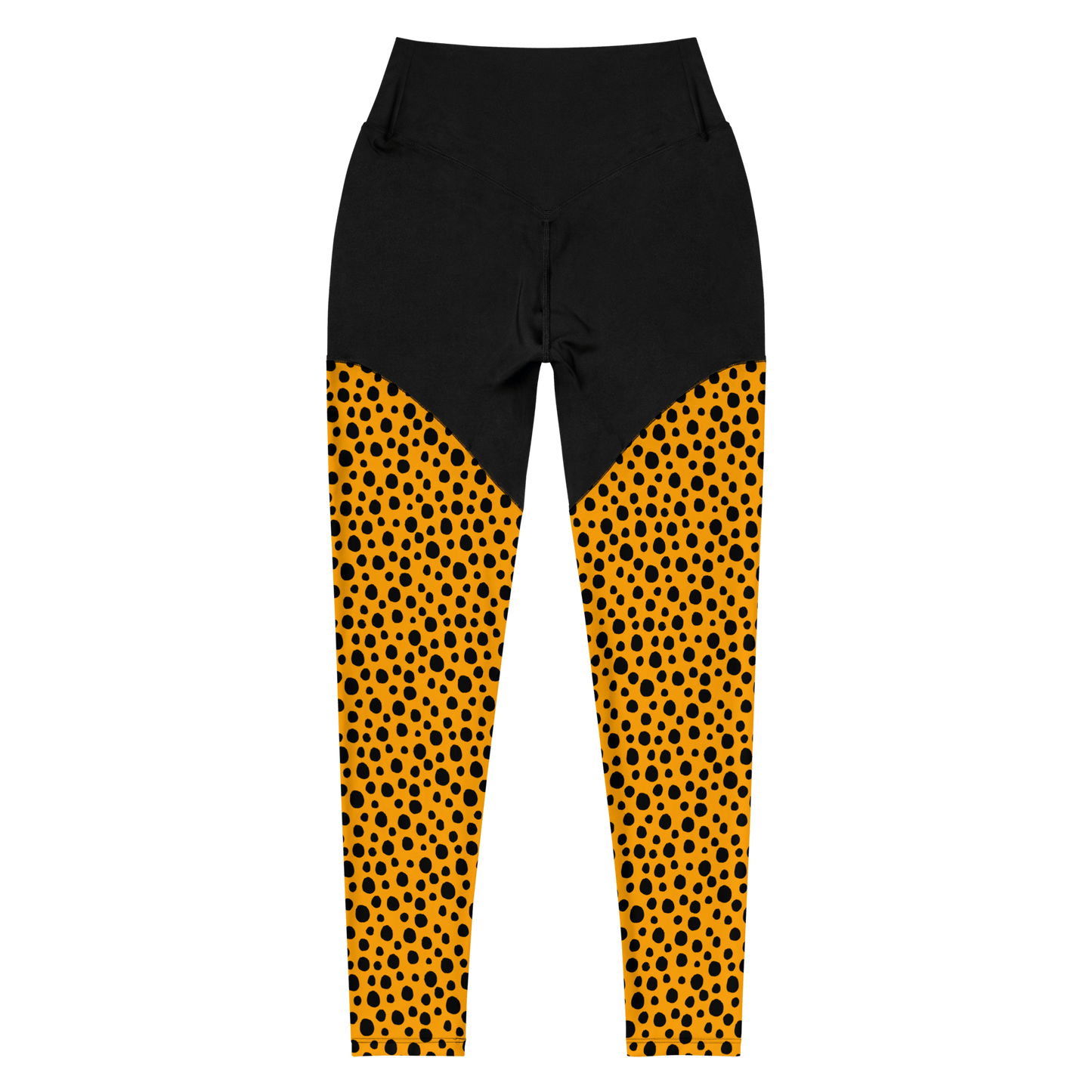 North Western Cheetah - Compression Sports Leggings - Sports Leggings - GYMLEGGS LLC