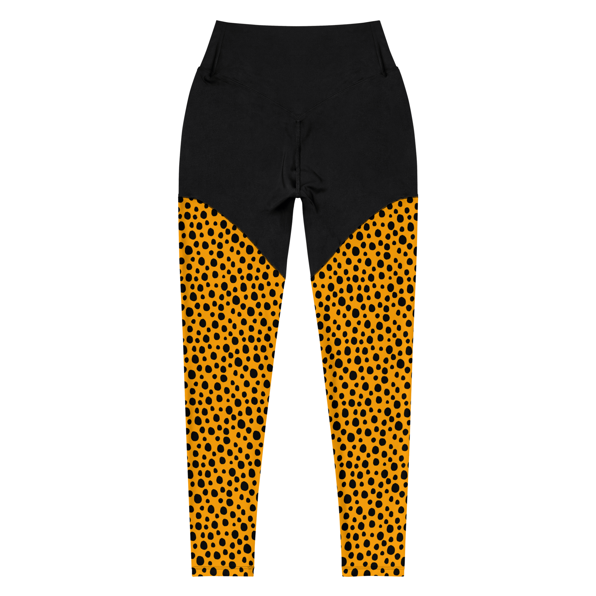 North Western Cheetah - Compression Sports Leggings - Sports Leggings - GYMLEGGS LLC