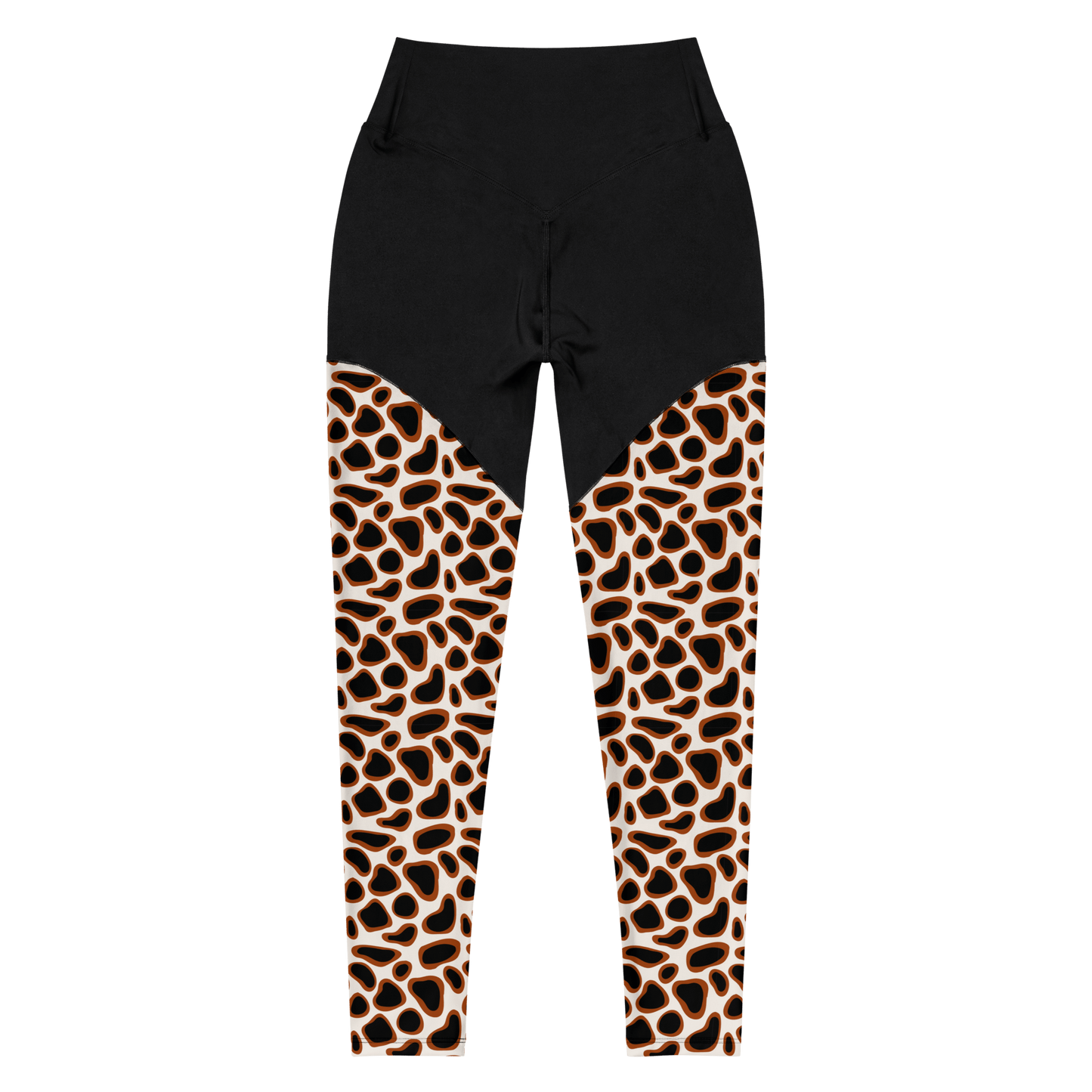 Abstract Jaguar - Compression Sports Leggings - Sports Leggings - GYMLEGGS LLC