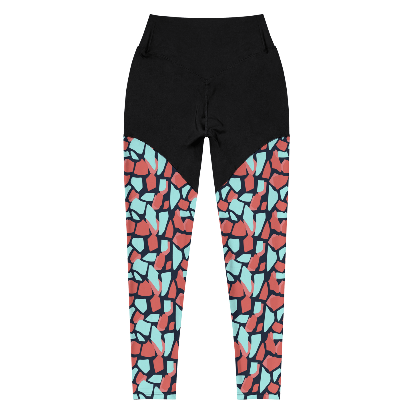 Abstract Alligator - Sports Leggings - GYMLEGGS LLC