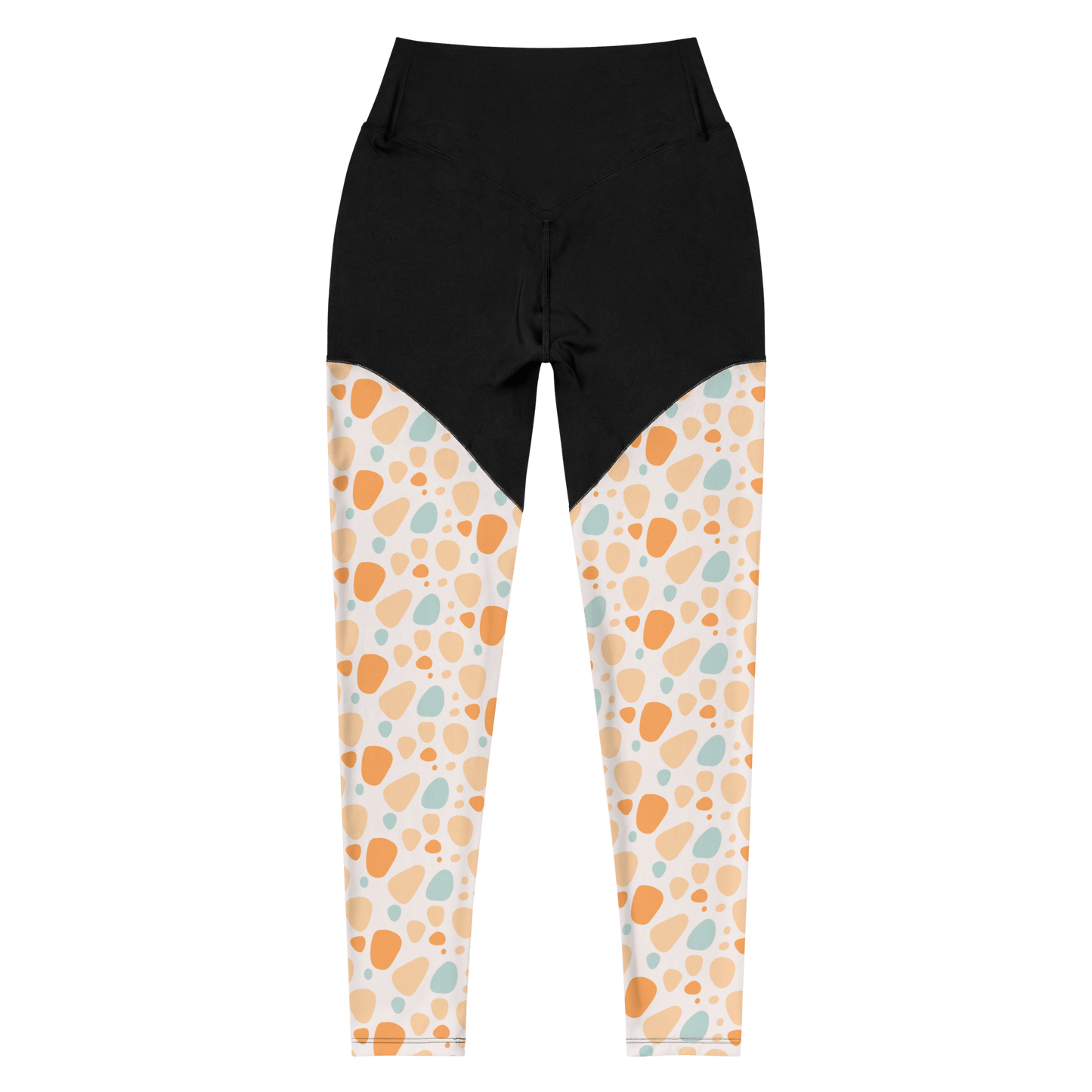 White Sahara Desert Cheetah - Compression Sports Leggings - Sports Leggings - GYMLEGGS LLC