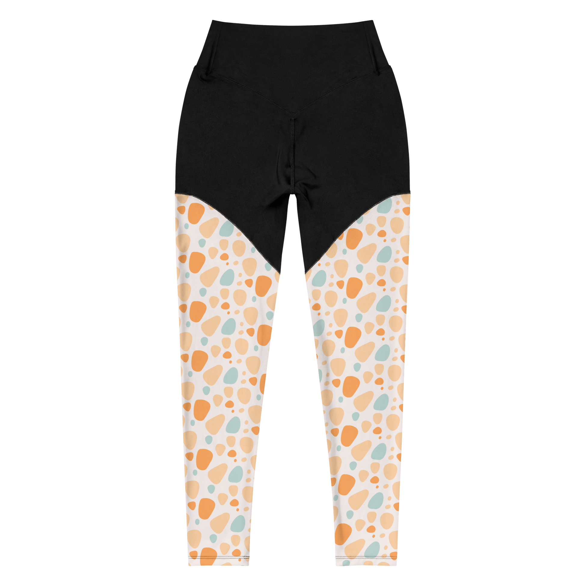 White Sahara Desert Cheetah - Compression Sports Leggings - Sports Leggings - GYMLEGGS LLC