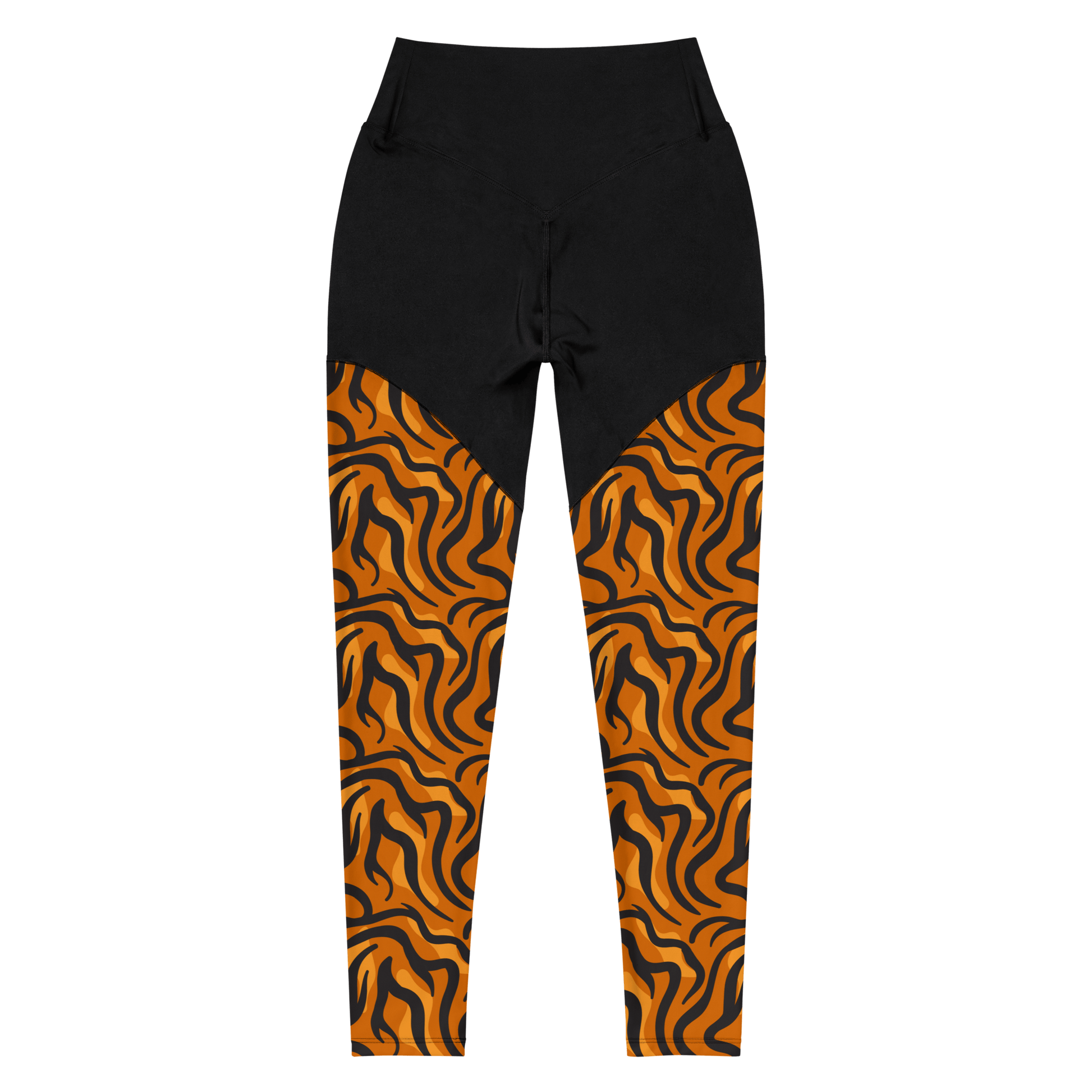 Fierce Tiger - Compression Sports Leggings - Sports Leggings - GYMLEGGS LLC