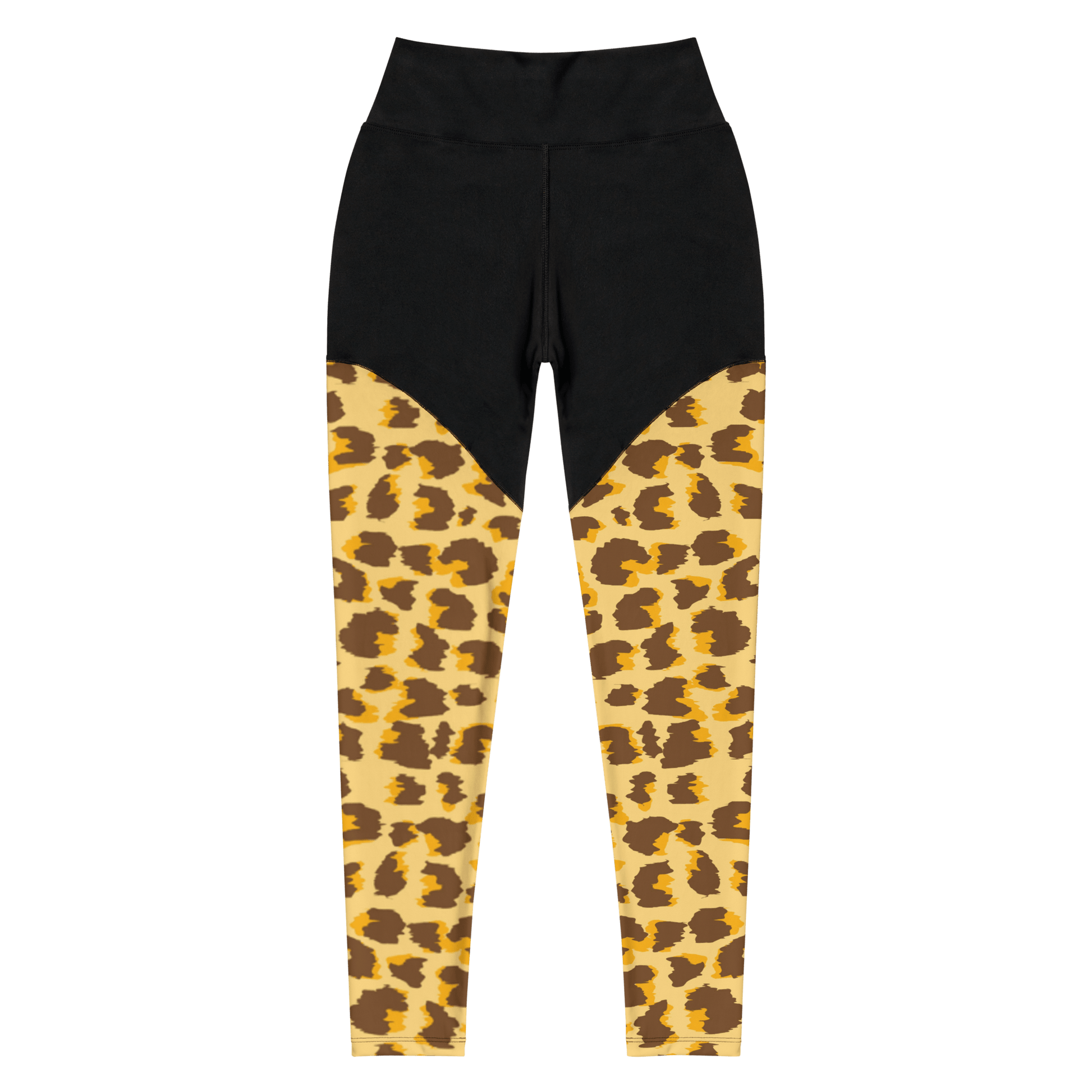 Namib Desert Cheetah - Compression Sports Leggings - Sports Leggings - GYMLEGGS LLC