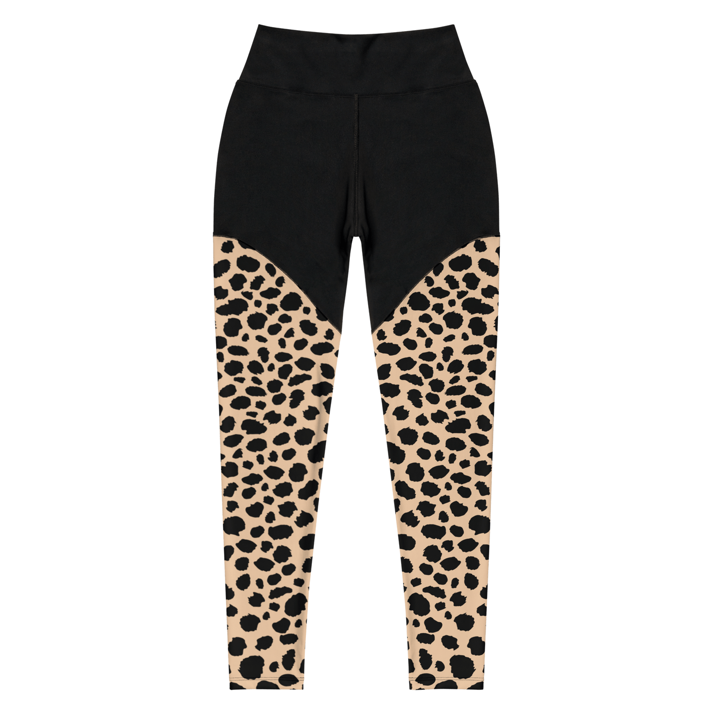 Northeast African Cheetah - Compression Sports Leggings - Sports Leggings - GYMLEGGS LLC