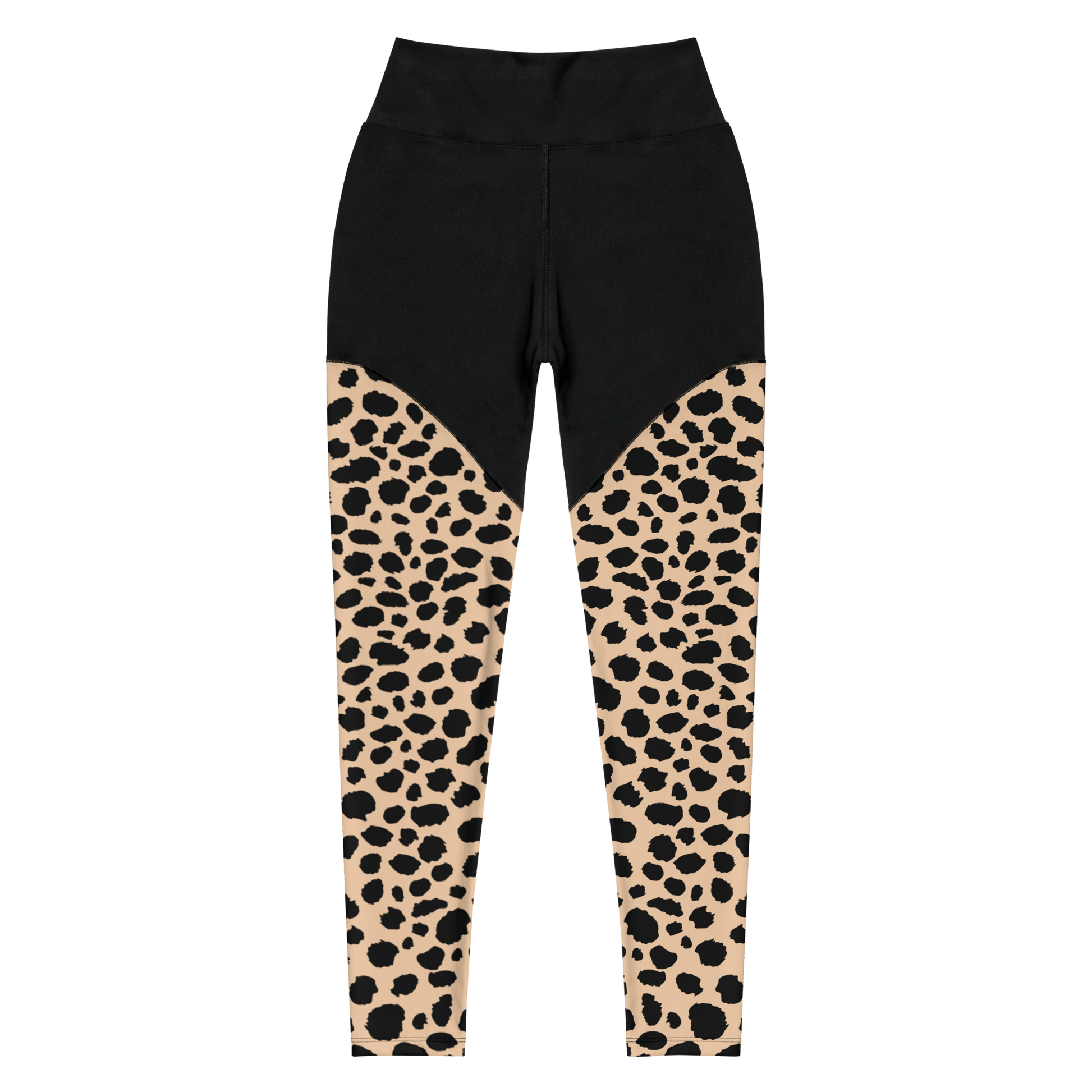 Northeast African Cheetah - Compression Sports Leggings - Sports Leggings - GYMLEGGS LLC