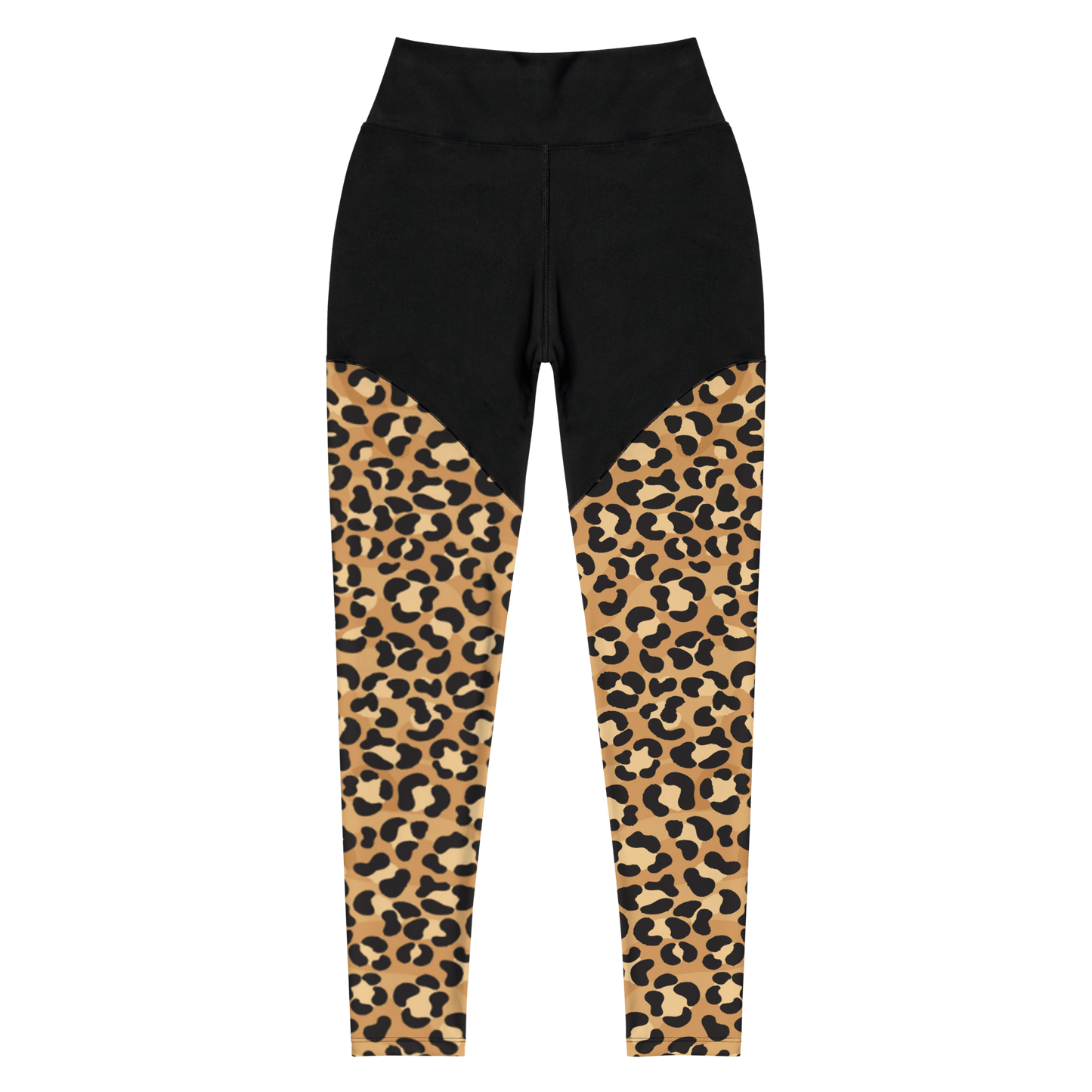 Persian Leopard - Compression Sports Leggings - Sports Leggings - GYMLEGGS LLC