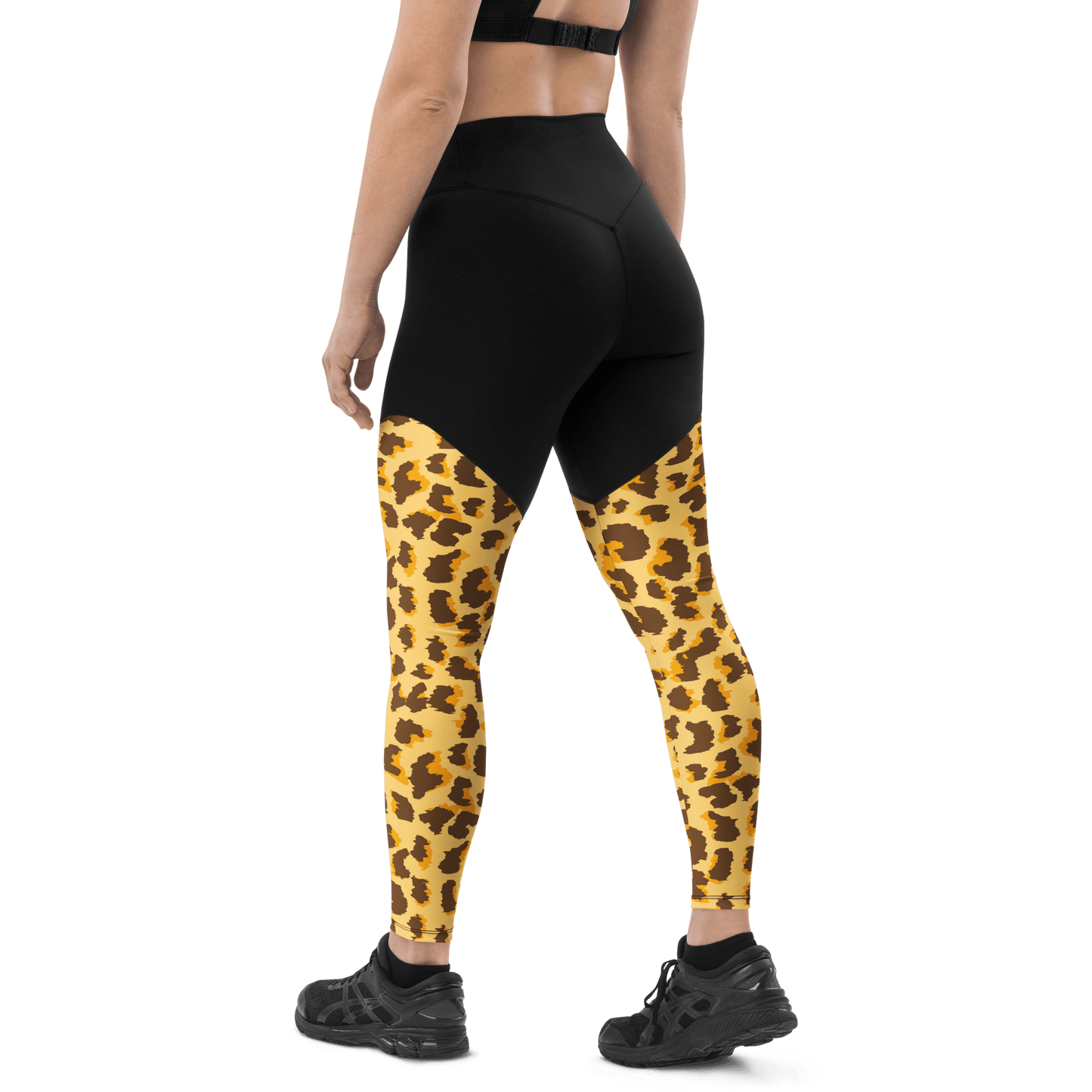 Namib Desert Cheetah - Compression Sports Leggings - Sports Leggings - GYMLEGGS LLC