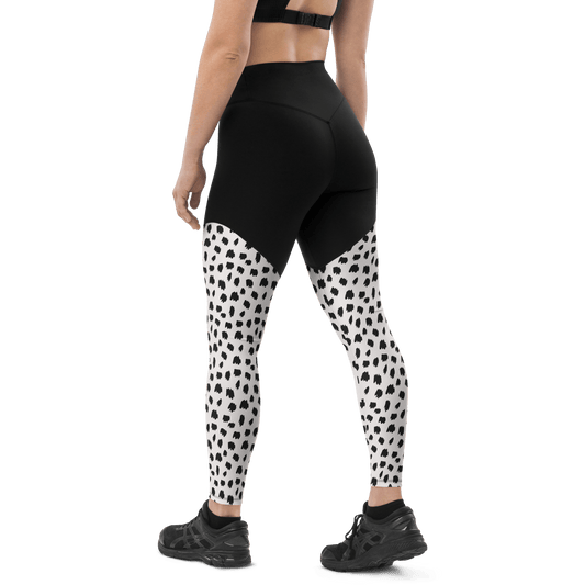 Baby Dalmatian - Compression Sports Leggings - Sports Leggings - GYMLEGGS LLC