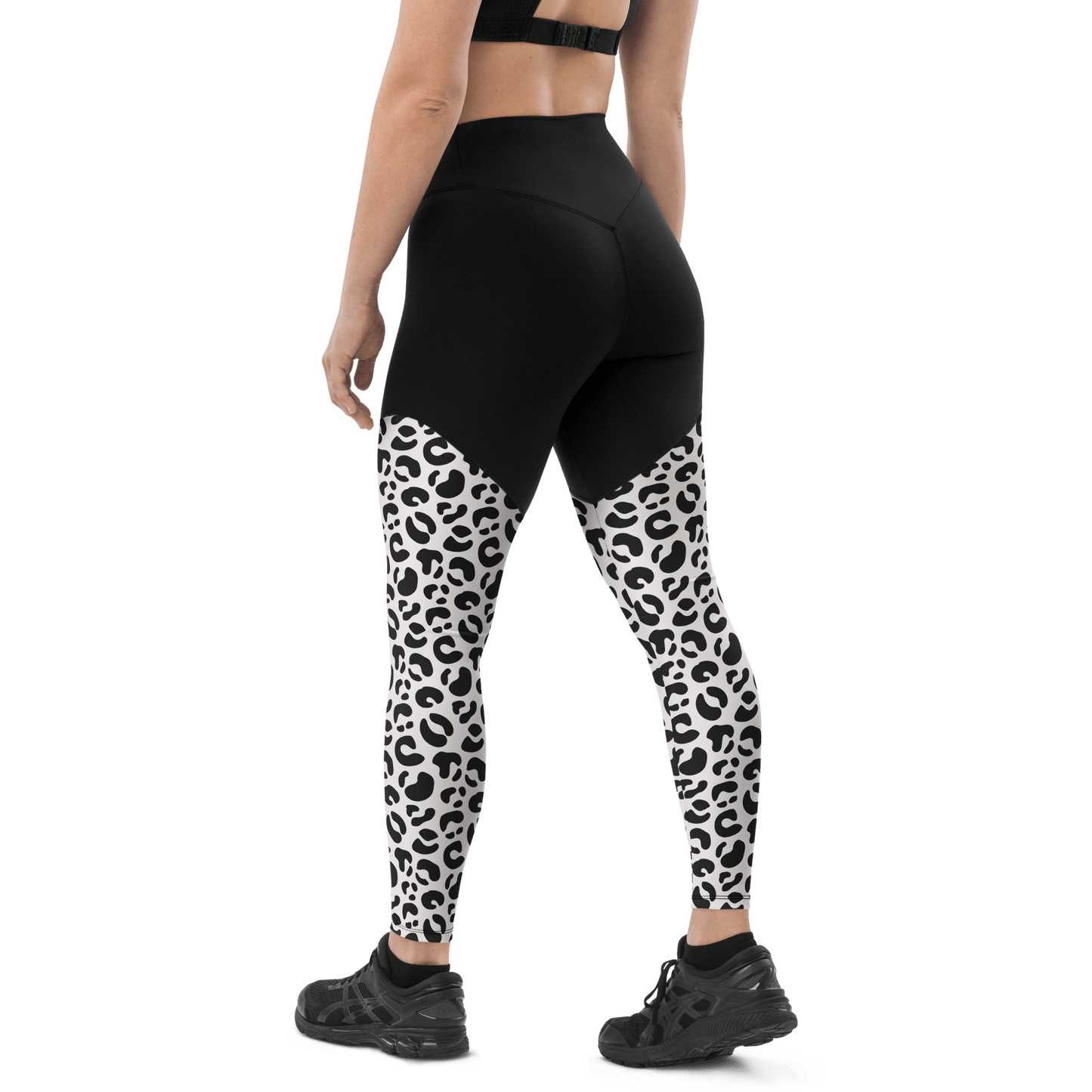 Holstein Cow - Compression Sports Leggings - Sports Leggings - GYMLEGGS LLC