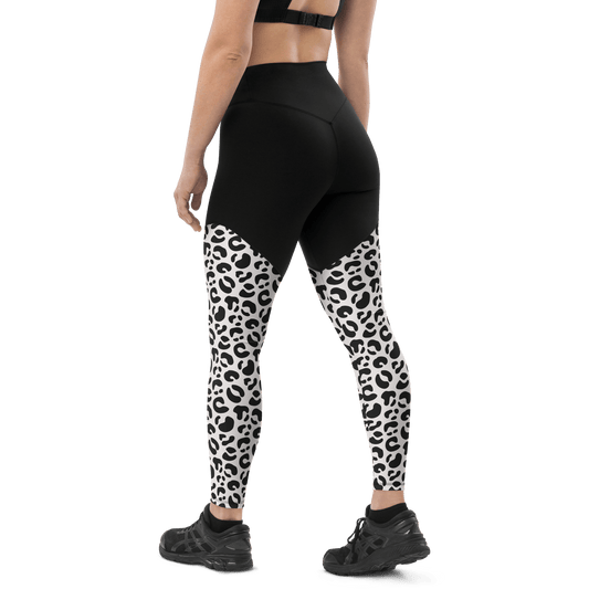 Holstein Cow - Compression Sports Leggings - Sports Leggings - GYMLEGGS LLC