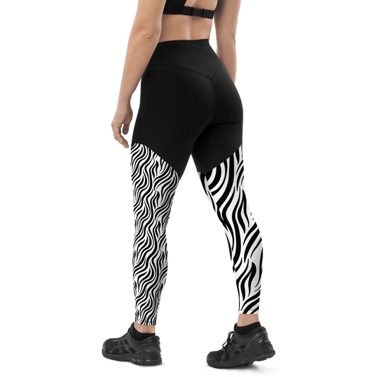 Albino Javan Tiger - Compression Sports Leggings - Sports Leggings - GYMLEGGS LLC