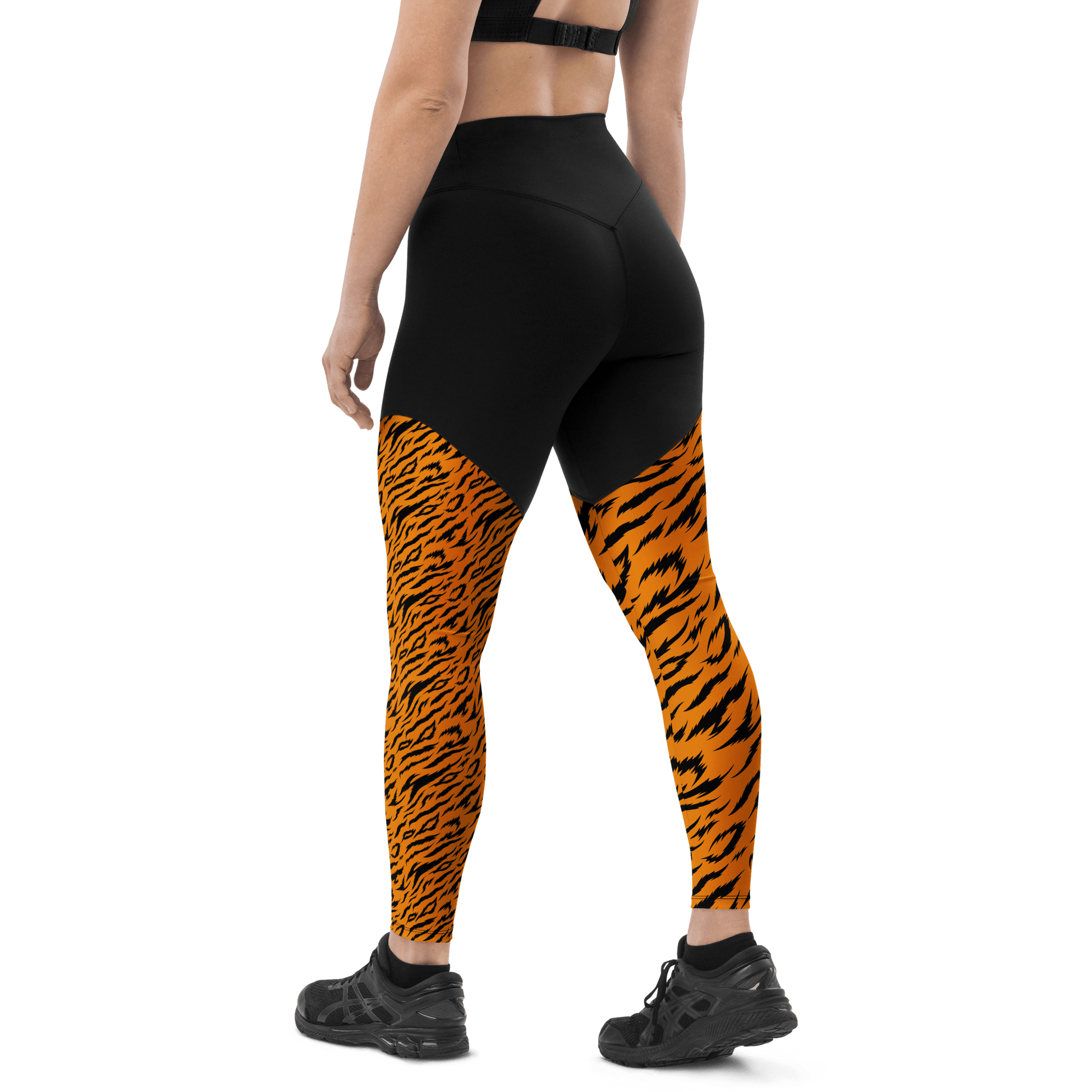 Indian Tiger - Compression Sports Leggings - Sports Leggings - GYMLEGGS LLC