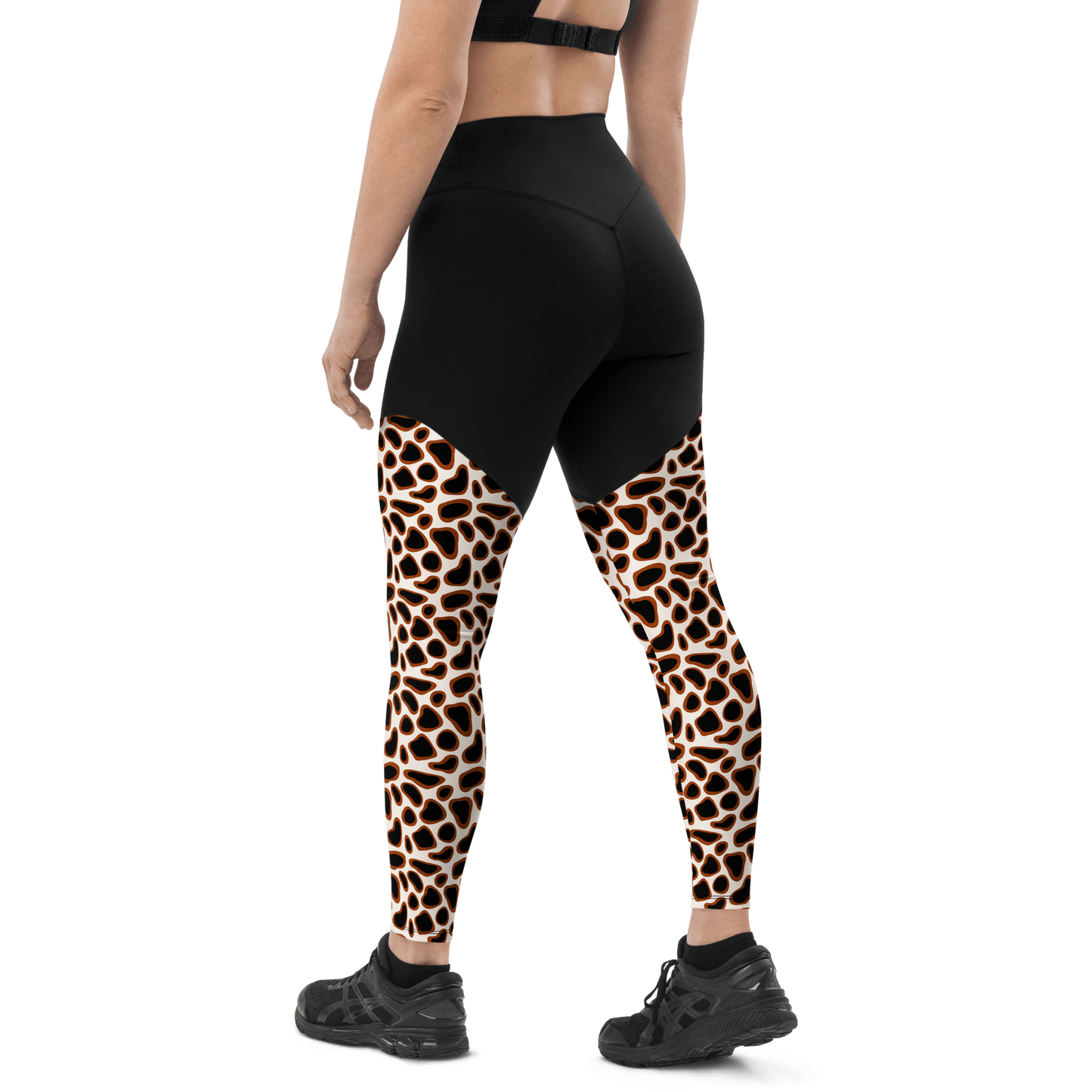 Abstract Jaguar - Compression Sports Leggings - Sports Leggings - GYMLEGGS LLC