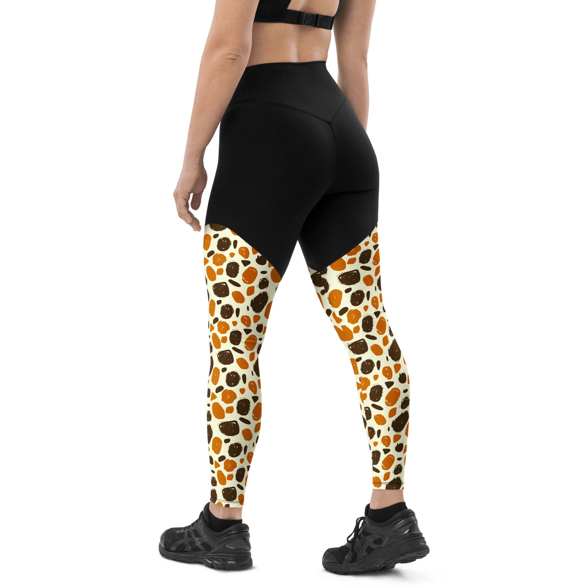 German Cow - Compression Sports Leggings - Sports Leggings - GYMLEGGS LLC