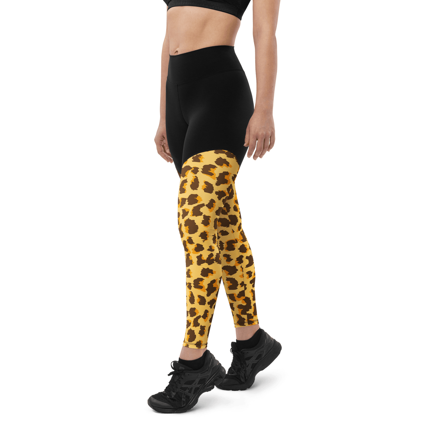 Namib Desert Cheetah - Compression Sports Leggings - Sports Leggings - GYMLEGGS LLC