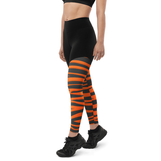 Sumatran Tiger - Compression Sports Leggings - Sports Leggings - GYMLEGGS LLC