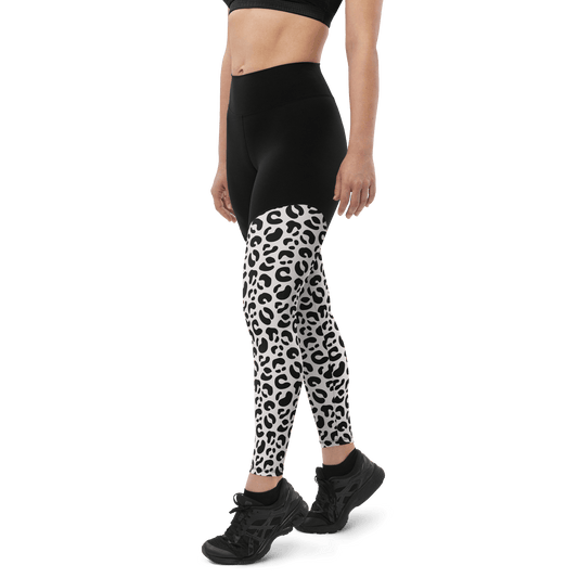 Holstein Cow - Compression Sports Leggings - Sports Leggings - GYMLEGGS LLC