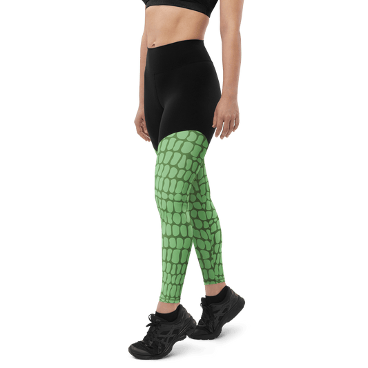 Forest Snake - Compression Sports Leggings - Sports Leggings - GYMLEGGS LLC