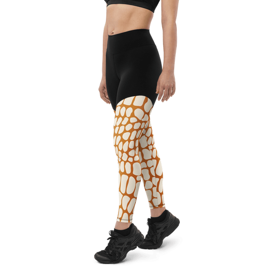 Desert Snake - Compression Sports Leggings - Sports Leggings - GYMLEGGS LLC