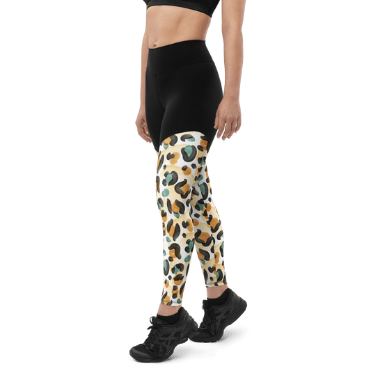 Argentinian Jaguar - Compression Sports Leggings - Sports Leggings - GYMLEGGS LLC