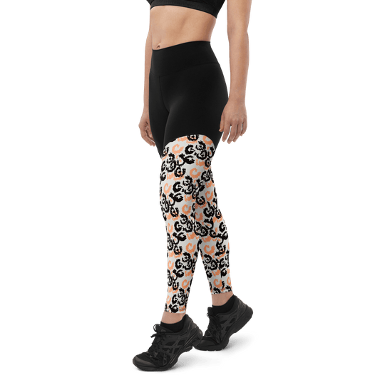 Brazilian Jaguar - Compression Sports Leggings - Sports Leggings - GYMLEGGS LLC