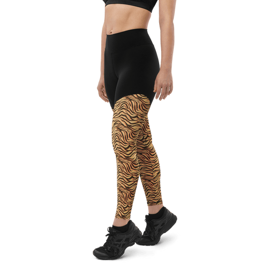 Sand Tiger - Compression Sports Leggings - Sports Leggings - GYMLEGGS LLC