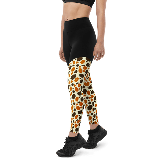 German Cow - Compression Sports Leggings - Sports Leggings - GYMLEGGS LLC