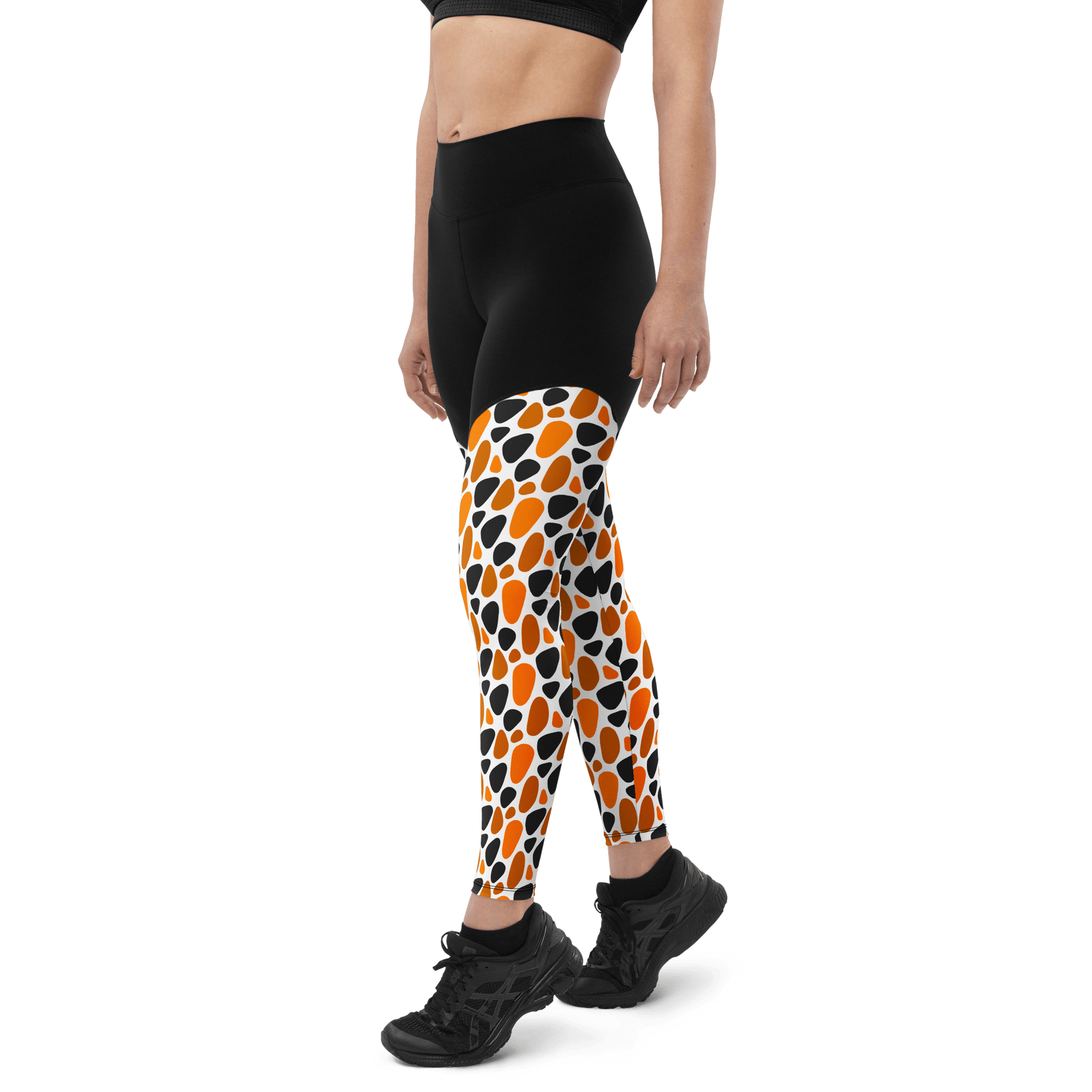 Majestic Cow - Compression Sports Leggings - Sports Leggings - GYMLEGGS LLC