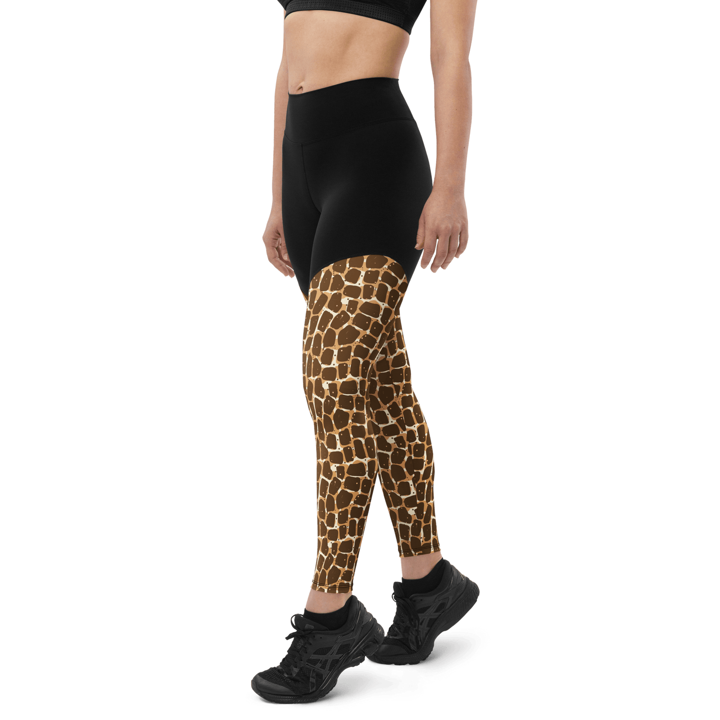 Desert Crocodile - Compression Sports Leggings - Sports Leggings - GYMLEGGS LLC