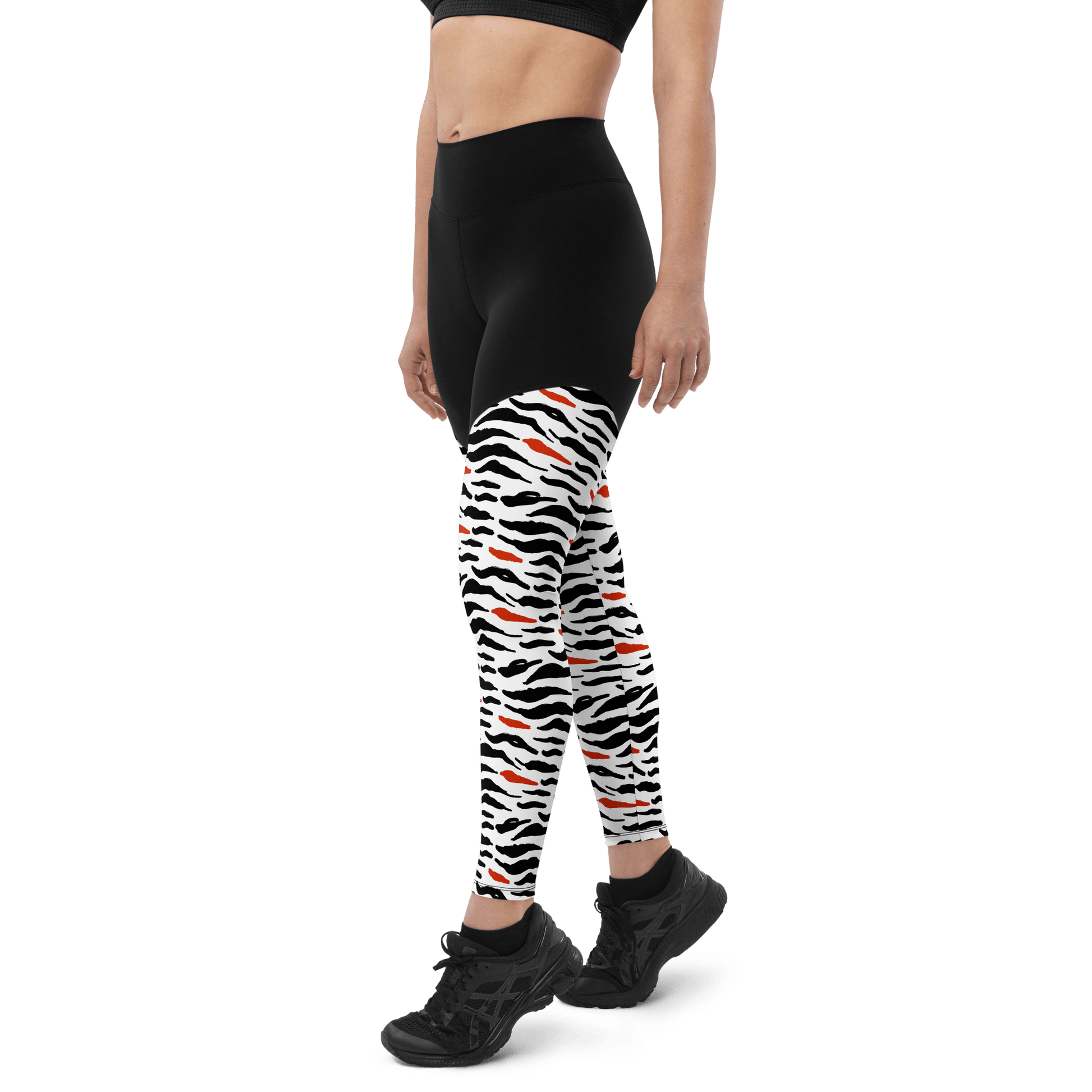 Snow Tiger - Compression Sports Leggings – GYMLEGGS LLC