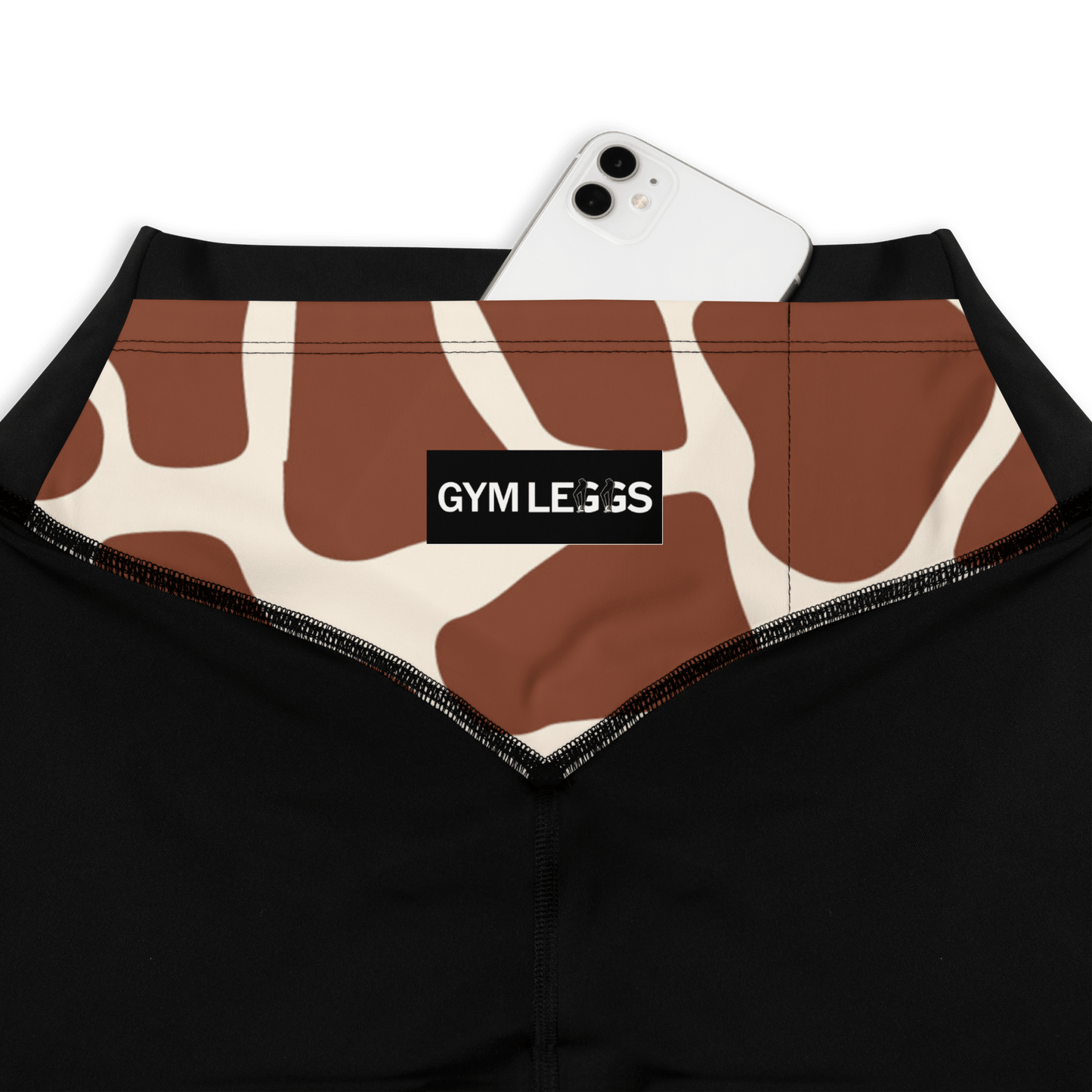 Luangwa Giraffe - Compression Sports Leggings - Sports Leggings - GYMLEGGS LLC