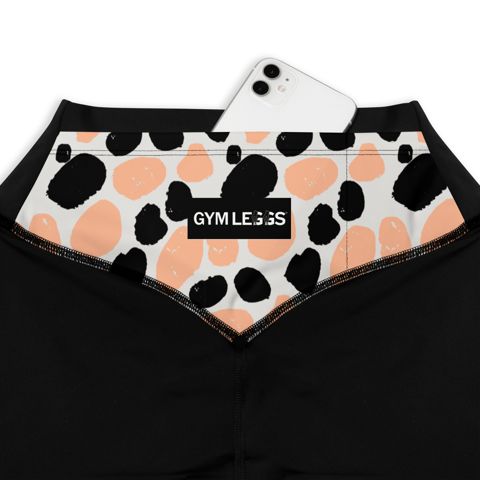 Peachy Albino Cow - Compression Sports Leggings - Sports Leggings - GYMLEGGS LLC