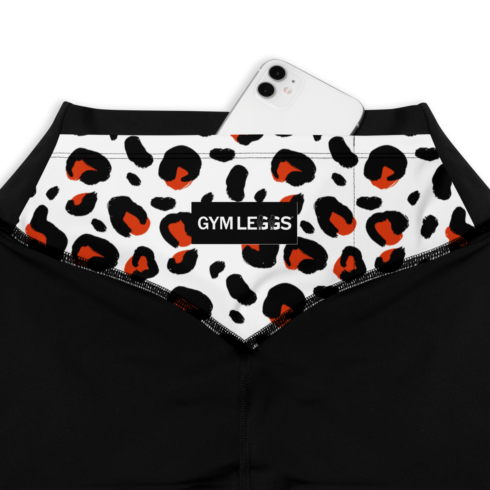 Hell Leopard - Compression Sports Leggings - Sports Leggings - GYMLEGGS LLC