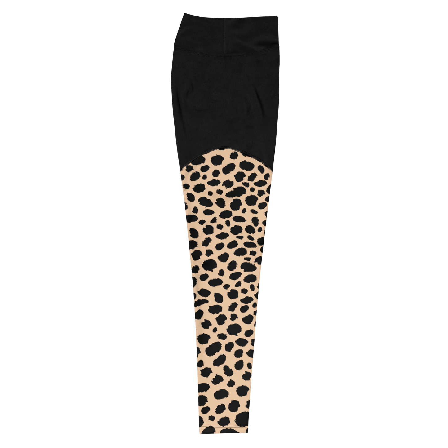 Northeast African Cheetah - Compression Sports Leggings - Sports Leggings - GYMLEGGS LLC