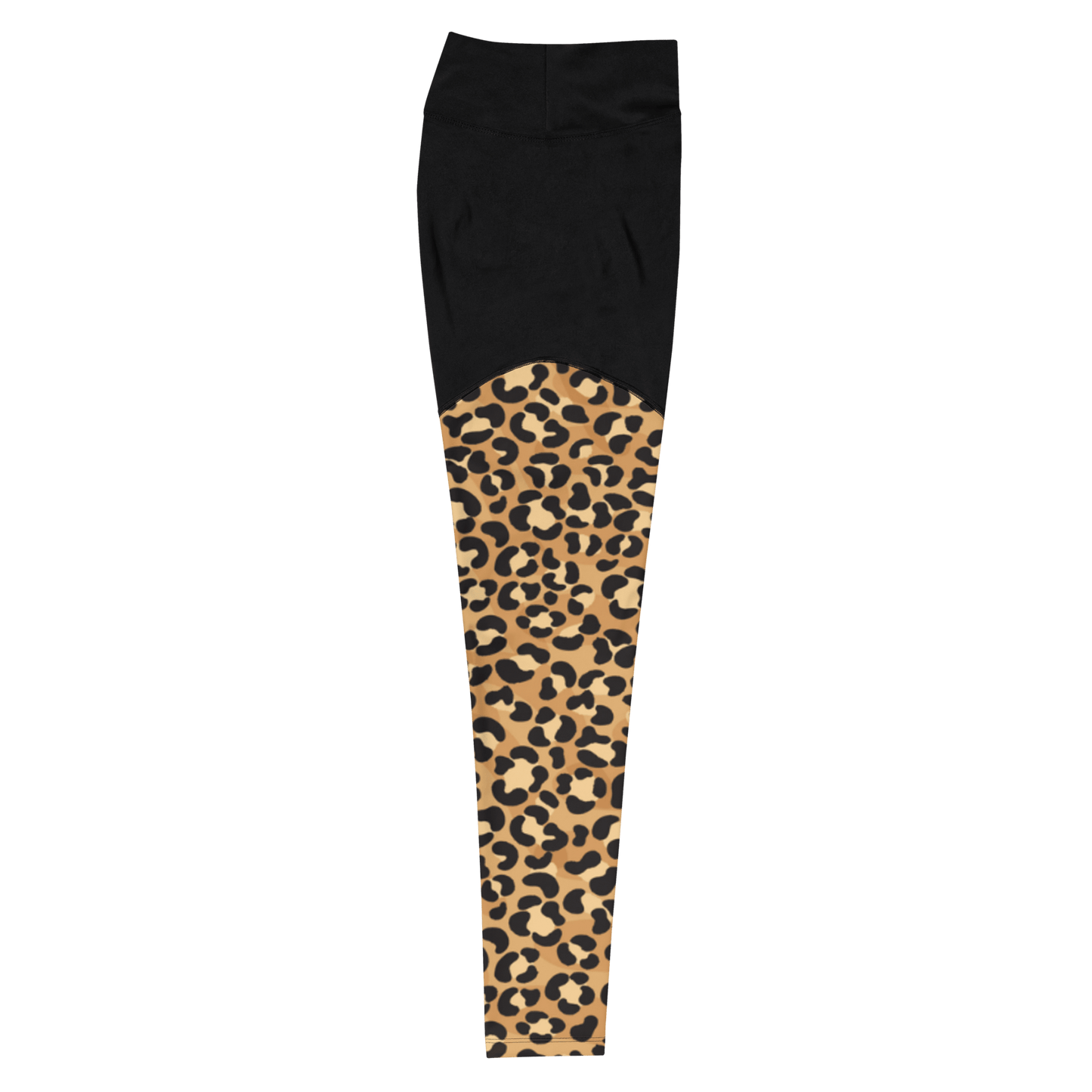 Persian Leopard - Compression Sports Leggings - Sports Leggings - GYMLEGGS LLC