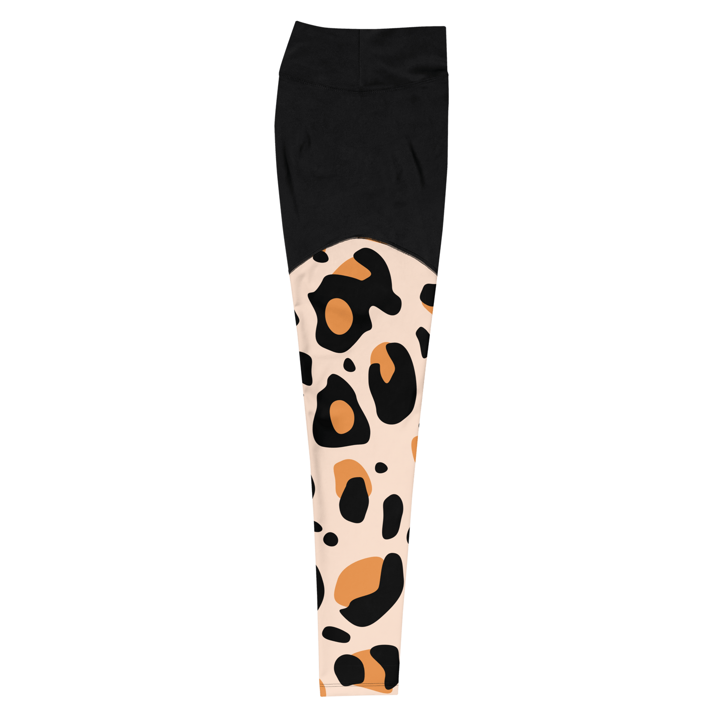 Indo-Asia Leopard - Compression Sports Leggings - Sports Leggings - GYMLEGGS LLC