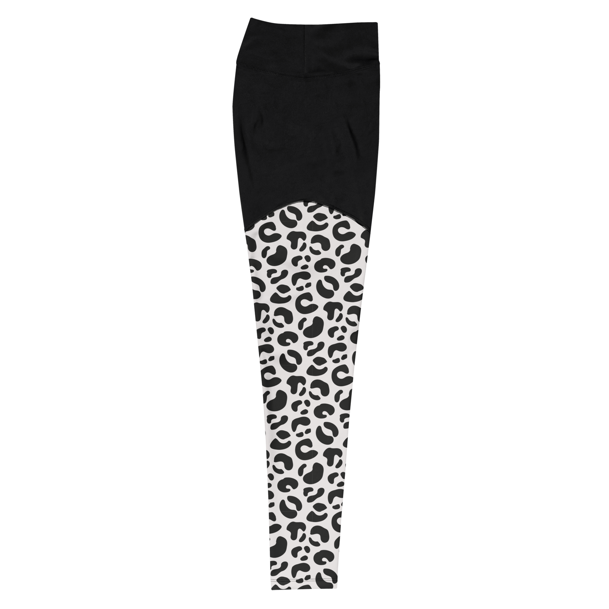 Holstein Cow - Compression Sports Leggings - Sports Leggings - GYMLEGGS LLC