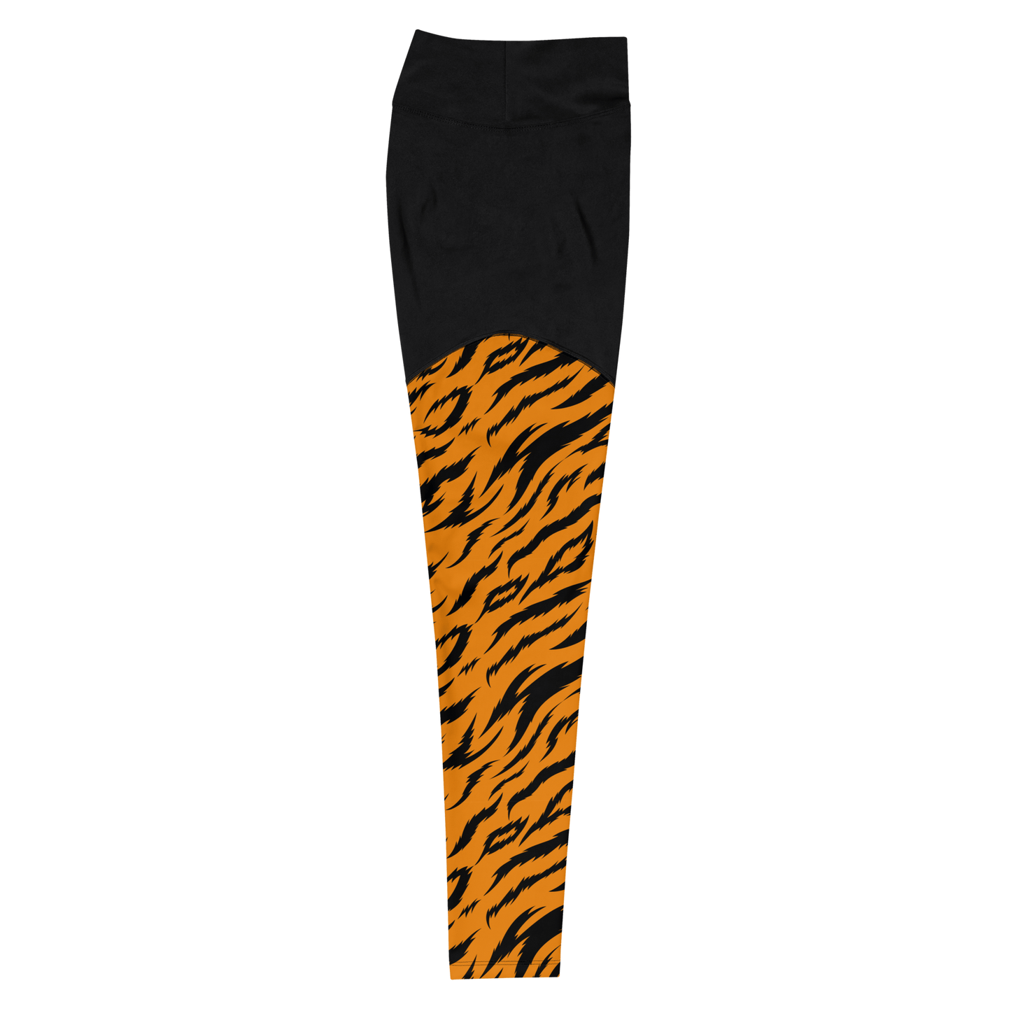 Indian Tiger - Compression Sports Leggings - Sports Leggings - GYMLEGGS LLC