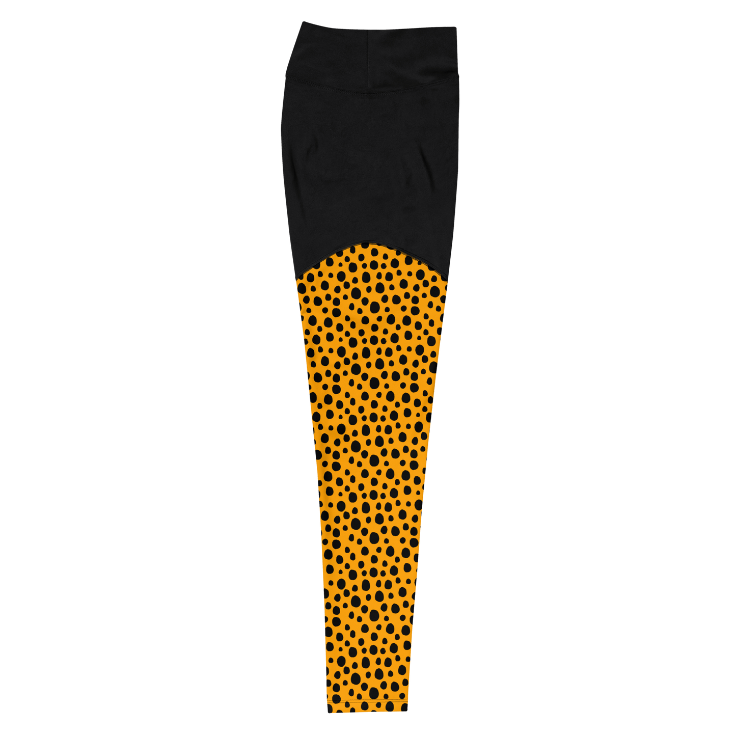 North Western Cheetah - Compression Sports Leggings - Sports Leggings - GYMLEGGS LLC