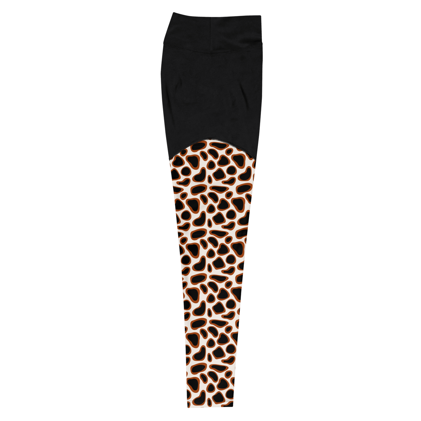 Abstract Jaguar - Compression Sports Leggings - Sports Leggings - GYMLEGGS LLC