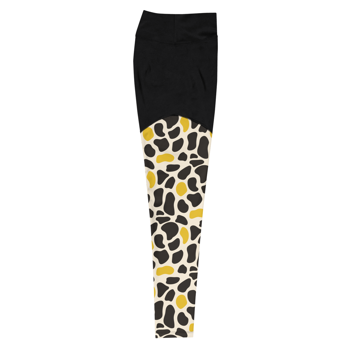 Abstract Cow - Compression Sports Leggings - Sports Leggings - GYMLEGGS LLC