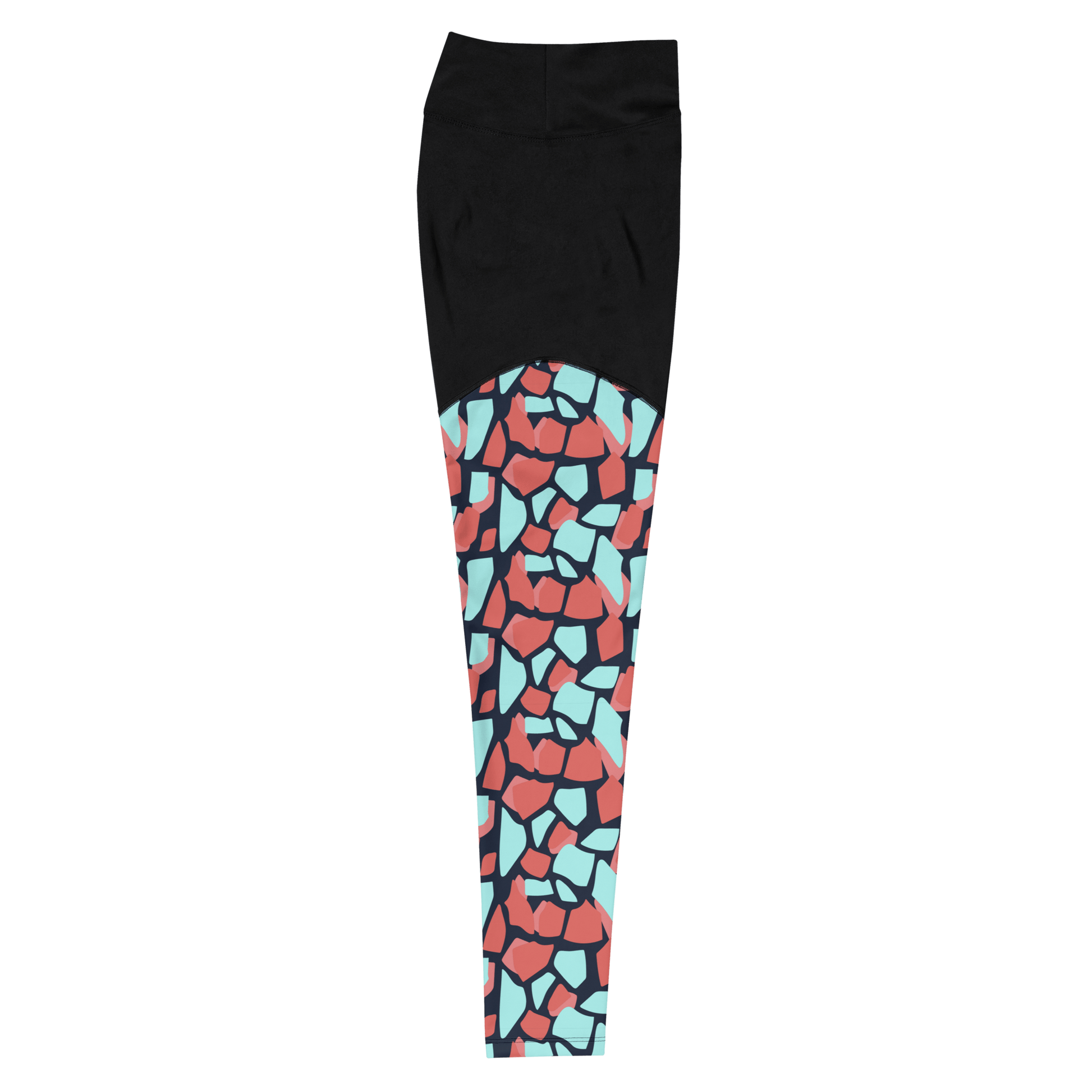 Abstract Alligator - Sports Leggings - GYMLEGGS LLC