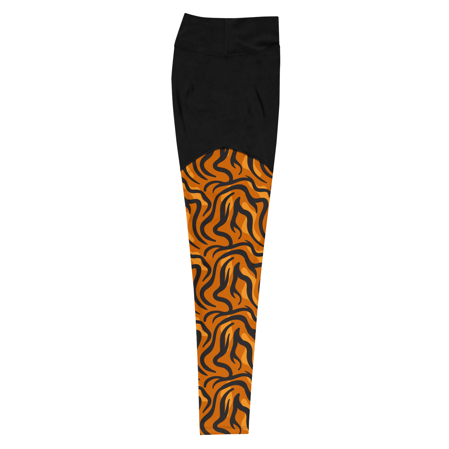 Fierce Tiger - Compression Sports Leggings - Sports Leggings - GYMLEGGS LLC